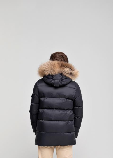 Pyrenex doudoune noir en taille 14 ans – La Petite Gaminerie