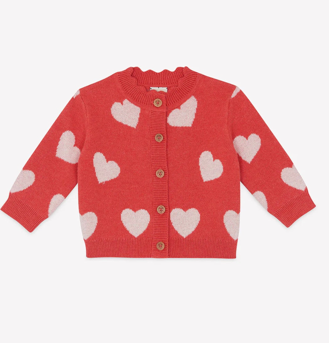 Bonton gilet cœur taille 6 mois