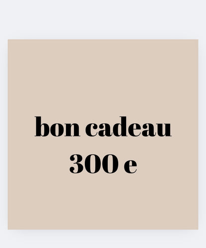 Bon cadeau 300 e