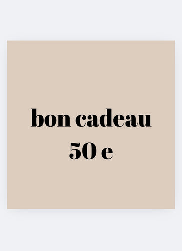 Bon cadeau 50