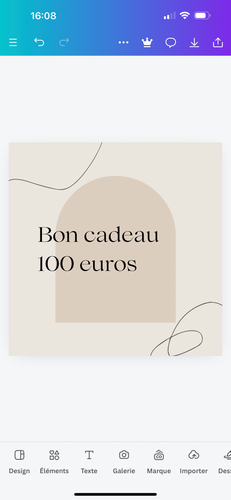 Bon cadeau 100 e
