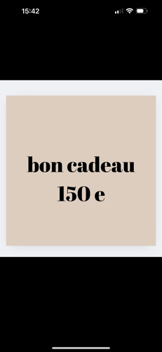 Bon cadeau 150