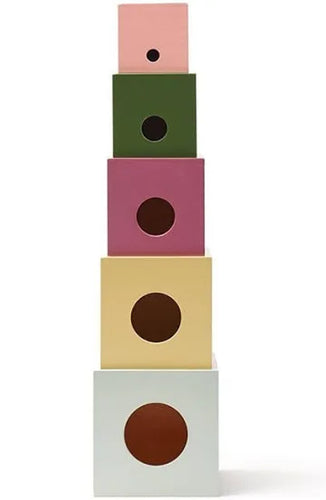 Jouet de bois cube