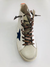 Charger l&#39;image dans la galerie, Golden Goose Francy étoile bleu camouflage et orange taille 36