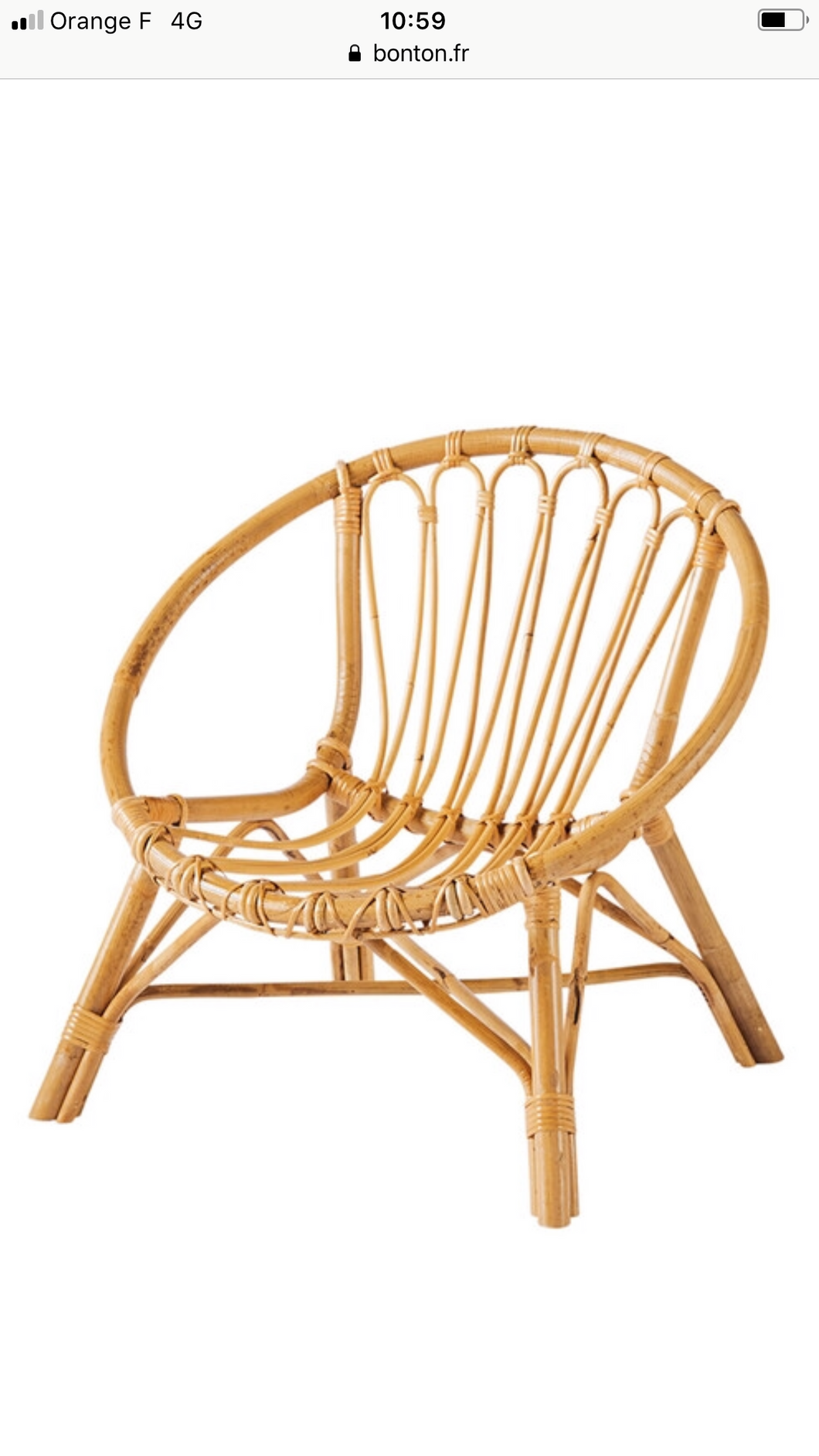 Bonton fauteuil