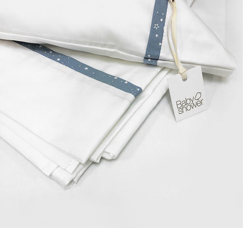 Baby shower draps et taie coffret