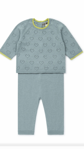 Ensemble coeur bébé n8 taille 3 mois