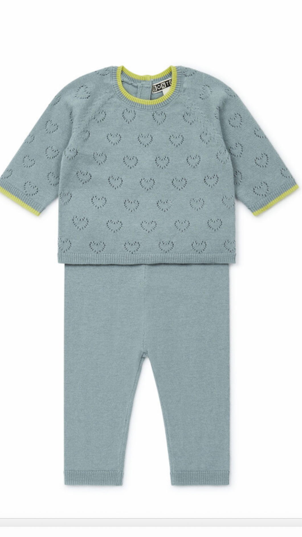 Ensemble coeur bébé n8 taille 3 mois