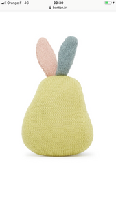 Bonton hochet poire et fraise