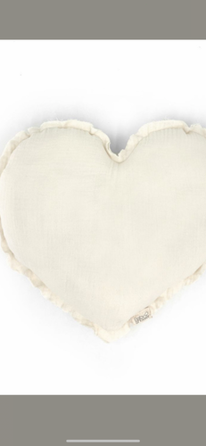 Baby shower coussin coeur