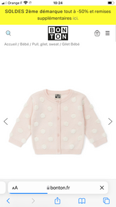 Bonton gilet