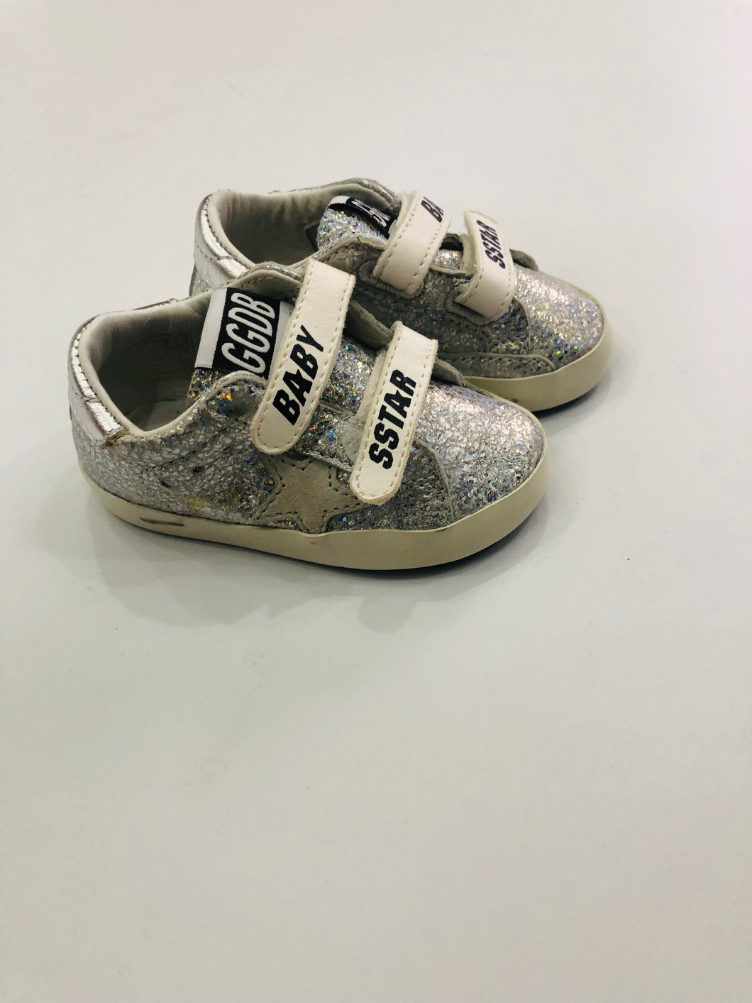 Golden Goose pailleté argent