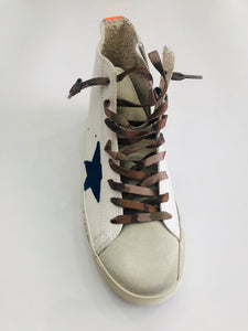 Golden Goose Francy étoile bleu orange et camouflage taille 38