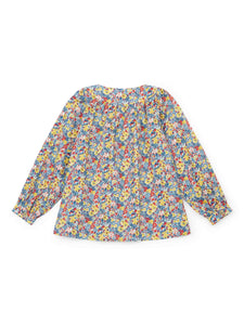 Bonton blouse fleuris n77 taille 8 ans