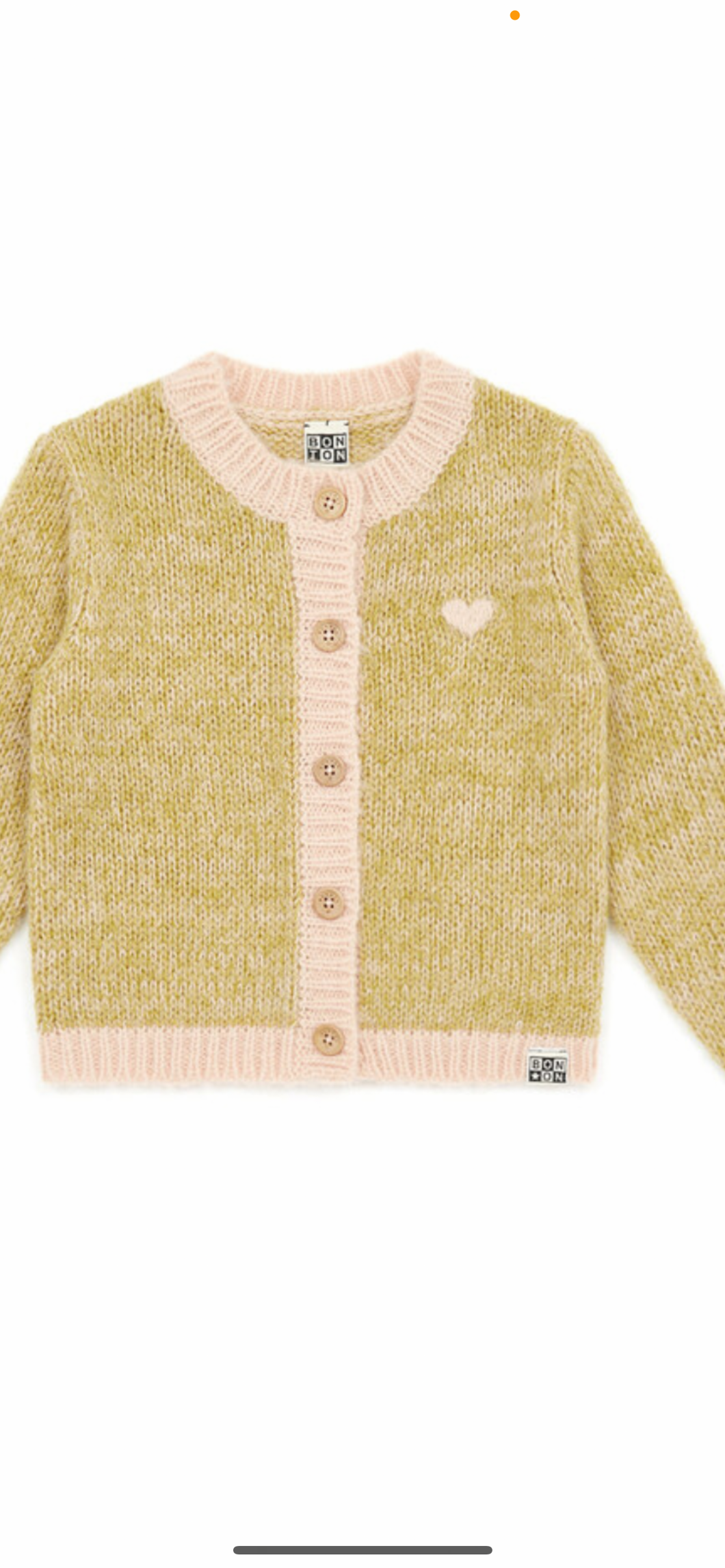 Bonton gilet n58 taille 10 ans