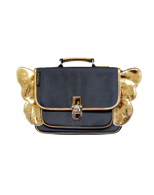 Caramel et compagnie sac ailé bleu nuit